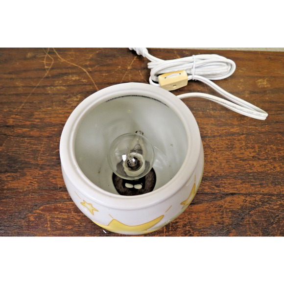 Scentsy Twinkle Little Star Wax Warmer Baby Nursery Retired Tested Mid Size - Picture 7 of 8